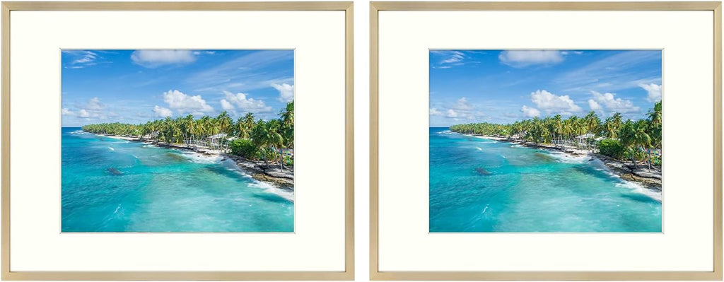 16x20 Aluminum Picture Frame with Real Glass, 2 Pack O67874