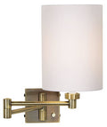 Antique Brass Swing Arm Wall Lamp E658
