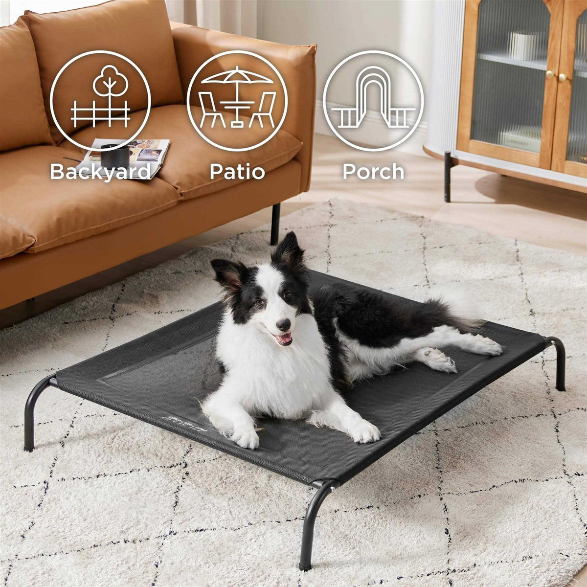 Large Elevated Cooling Outdoor Dog Bed S5151