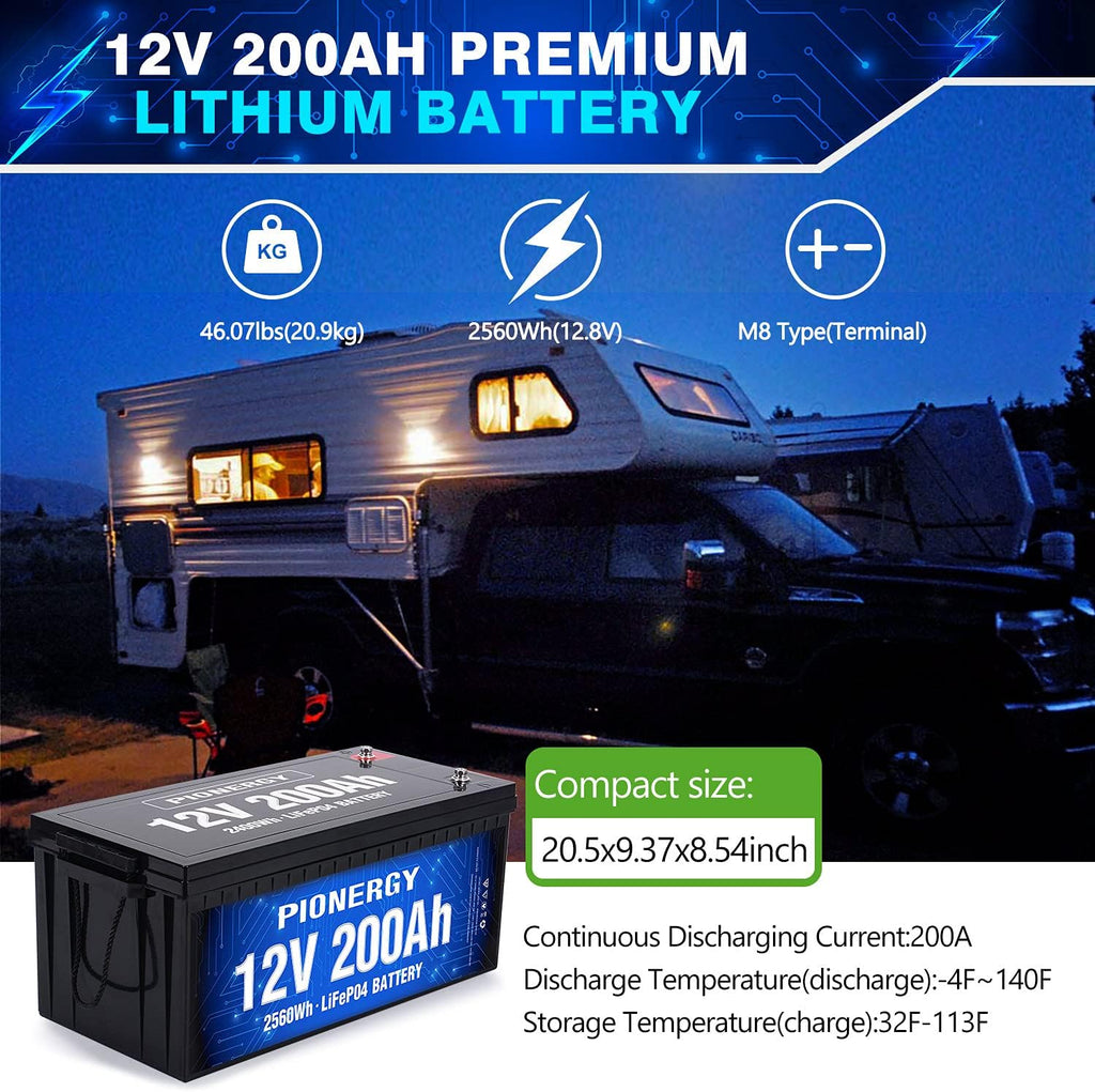 12V 100Ah LiFePO4 Lithium Battery with 100A BMS Q123224