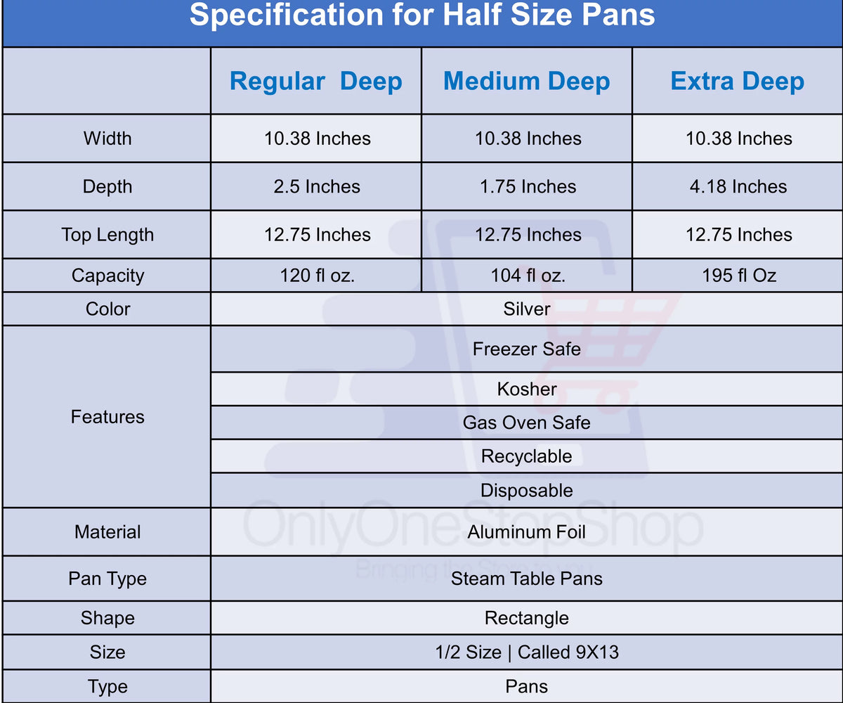 9x13 Aluminum Disposable Pans with Dome Lids Set of 40 J462195