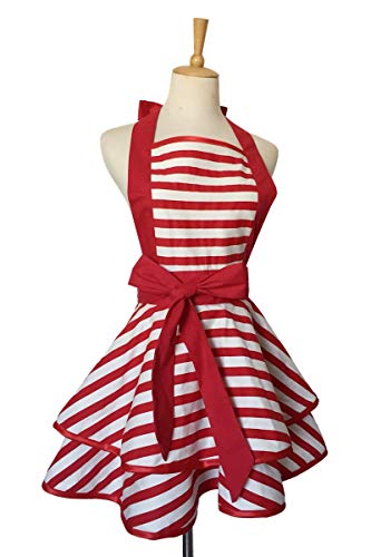 Handmade Cotton Retro Apron K872360