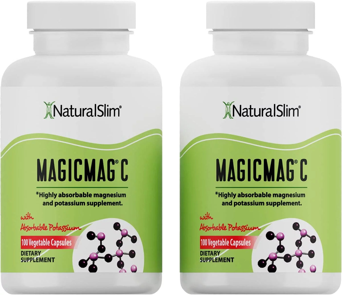 2-Pack Magnesium Citrate Capsules with Potassium, 100 Ct X7974