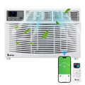 12000BTU 110V Window-Mounted Remote Control Air Conditioner, White N114