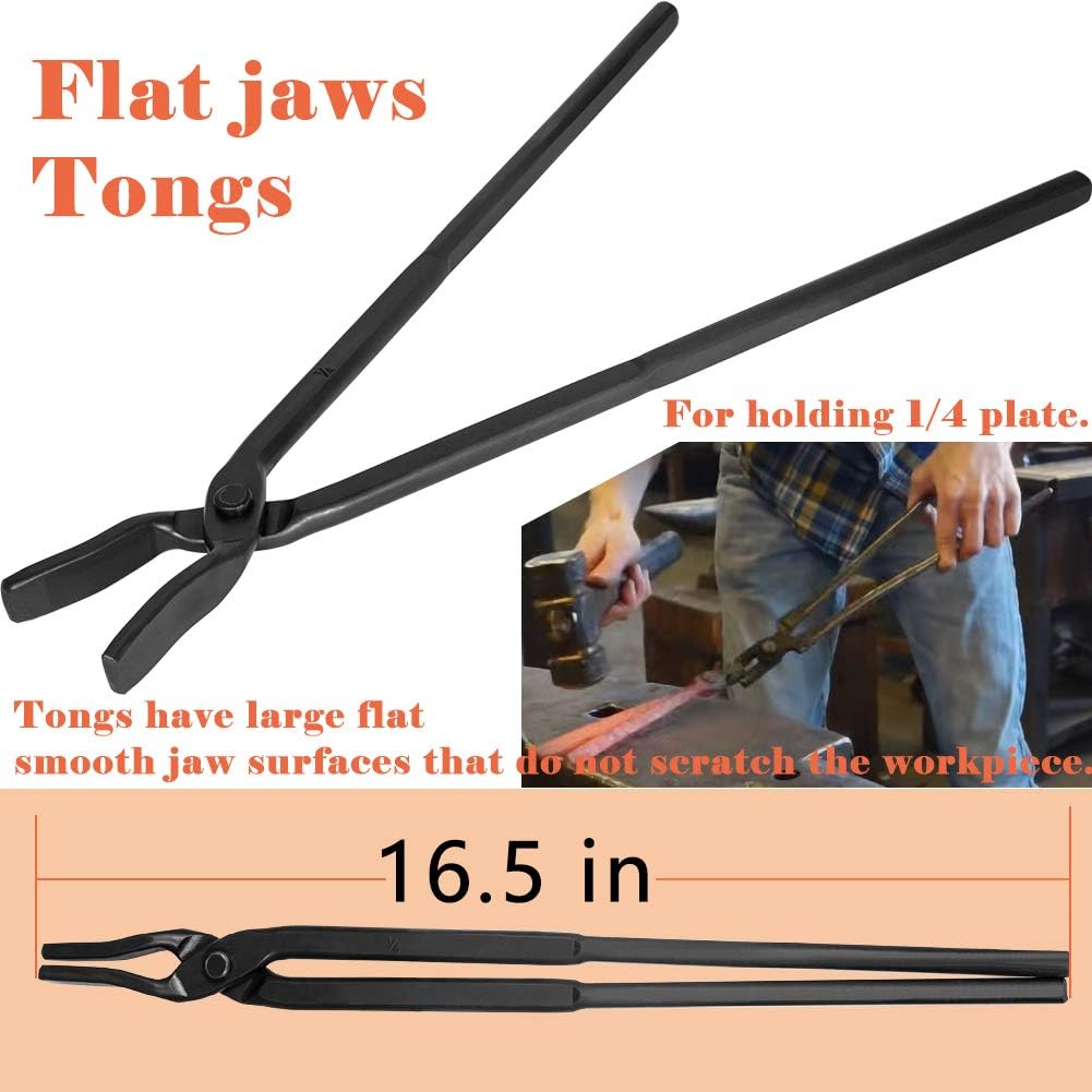 Blacksmith Forge Tong Tools Set 6 Piece T4238