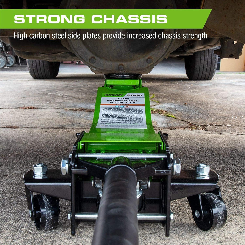 3 Ton Low Profile Quick Rise Steel Floor Jack B511785