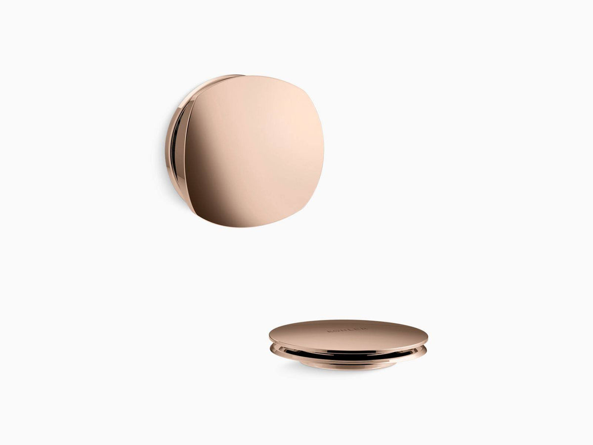 Vibrant Rose Gold Bath Drain Trim Z312