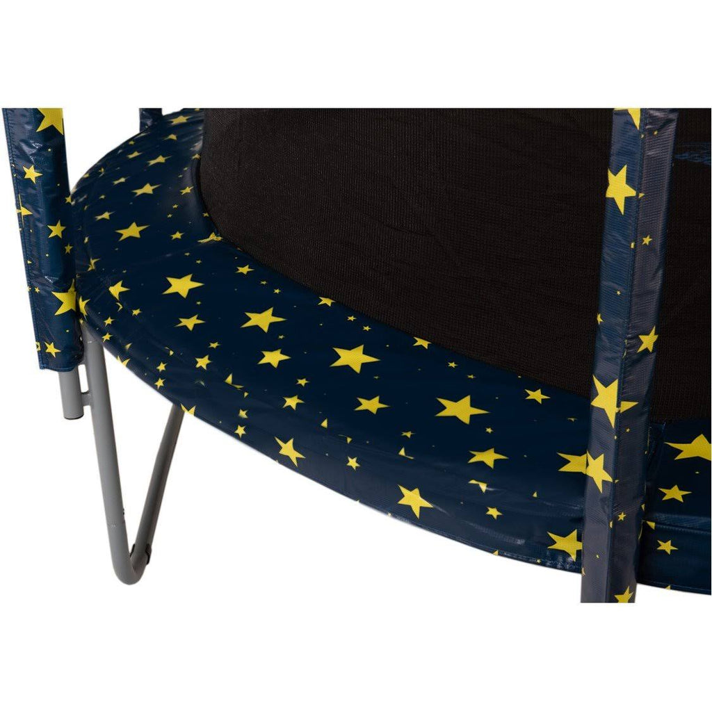 Starry Night 9& Round Trampoline Safety Pad with 8-Pole Sleeve Protectors Z179