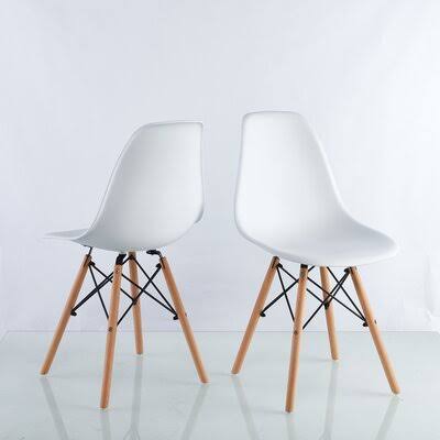 White Side Chair Q9221