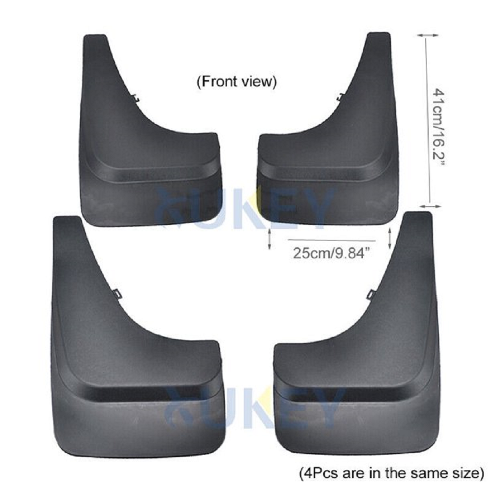 4pcs Universal Black Car Mud Flaps R69255