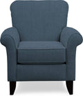 Navy Performance Fabric Accent Chair B486