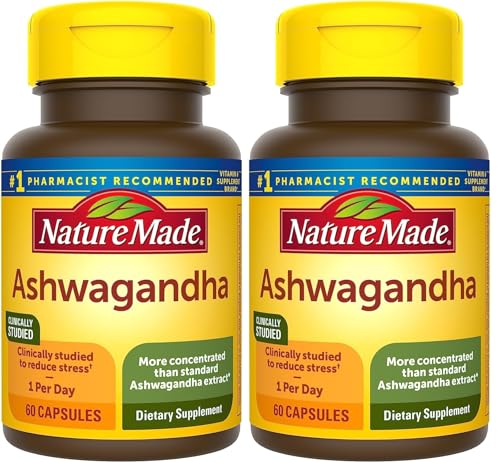 Ashwagandha Capsules 125mg 60 Capsules Pack of 2 A98138