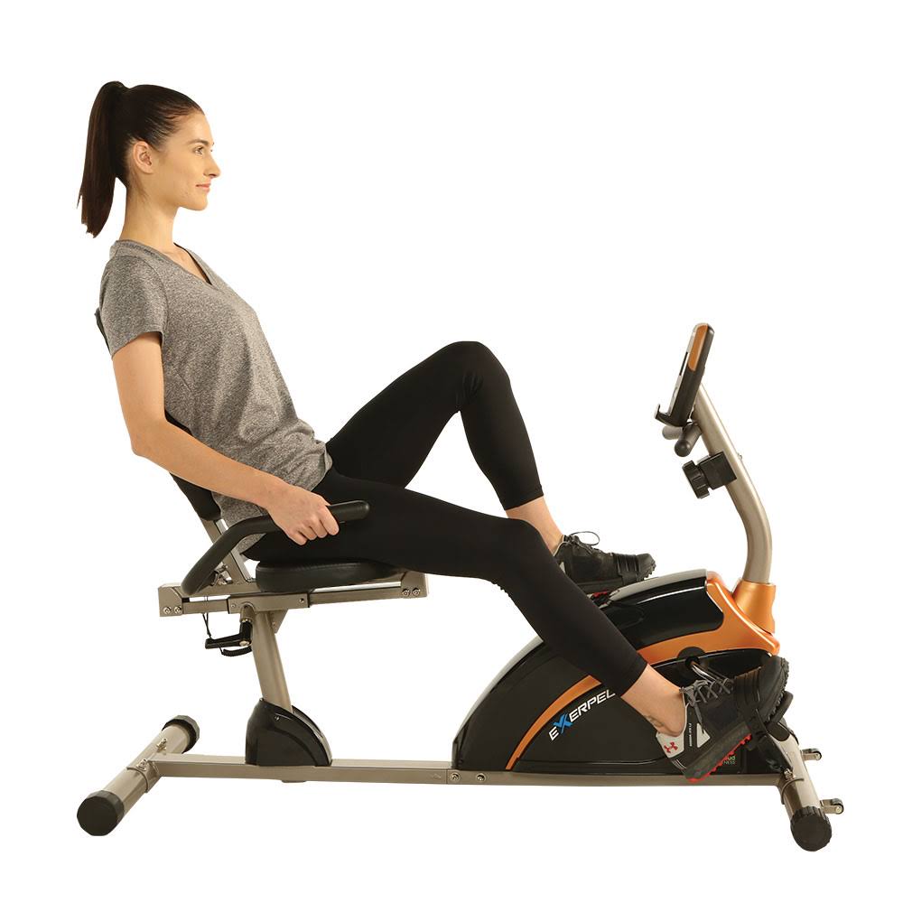 High-Capacity Recumbent Bike with Bluetooth O8954