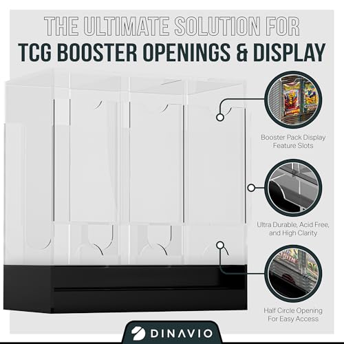 3-Slot Booster Pack Dispenser with Black Base G78034