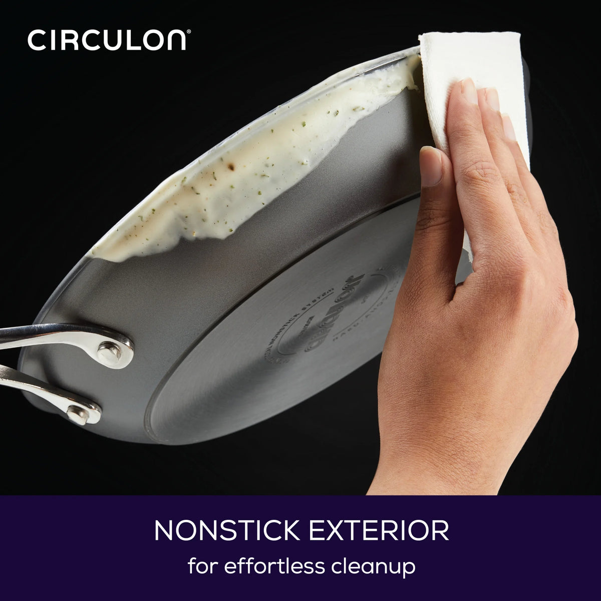 12 inch Hard-Anodized Nonstick Deep Frying Pan with Lid, Gray Q854650