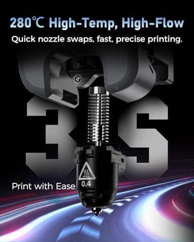 3D Printer, CoreXY High-Speed Printer with Auto Leveling, Direct Drive Extruder, 220×220×220mm Build Volume H56835