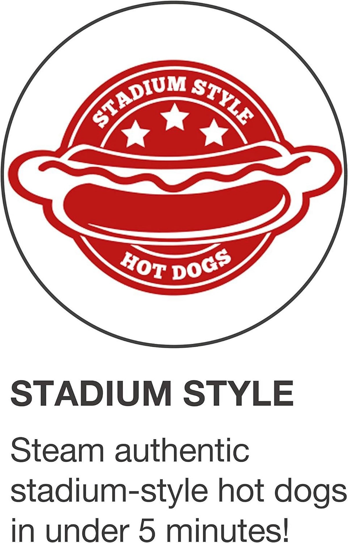 Red Transparent Hot Dog Food Steamer G42107