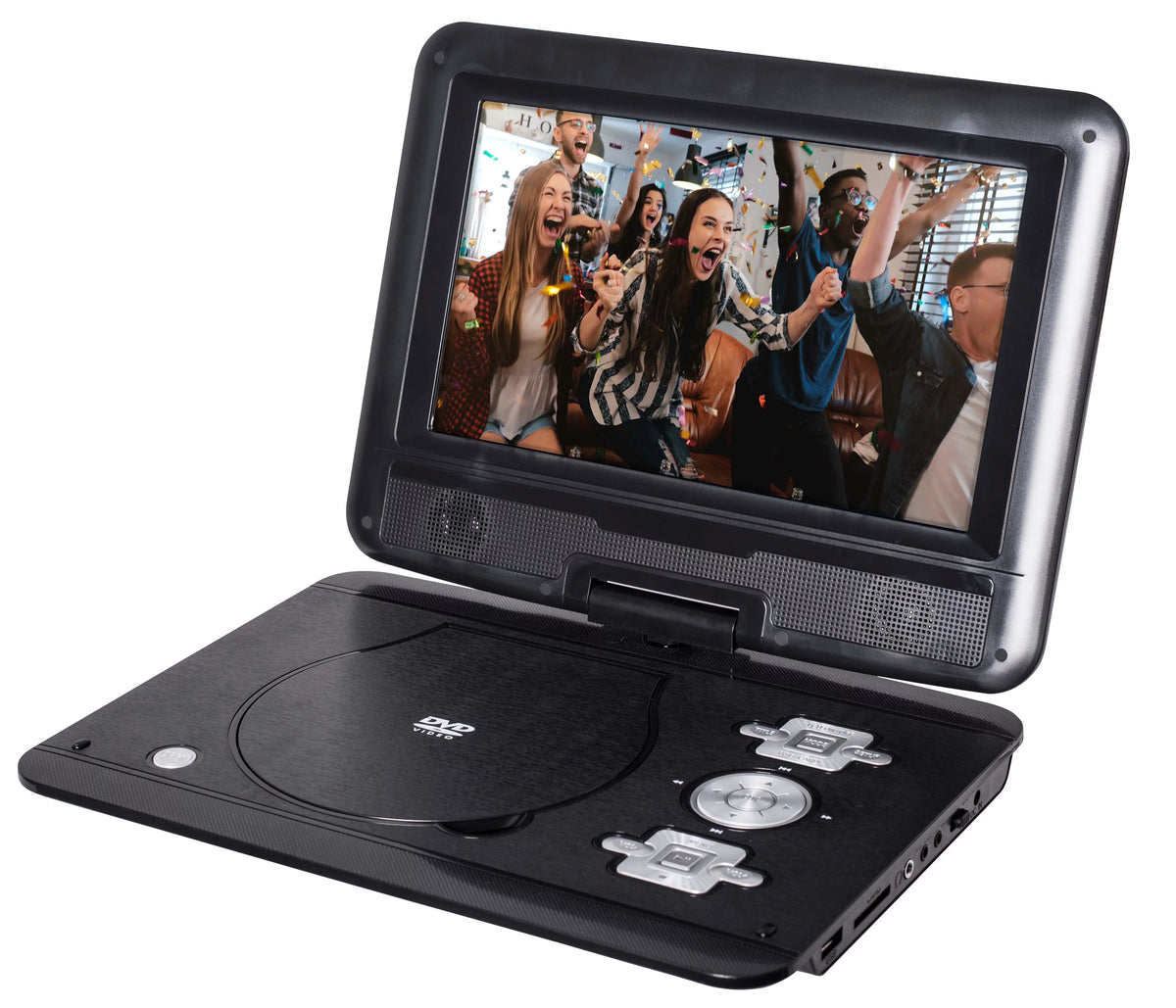 10" Portable DVD/Media Player Kit with extended 5 hr. Battery, Black S626784