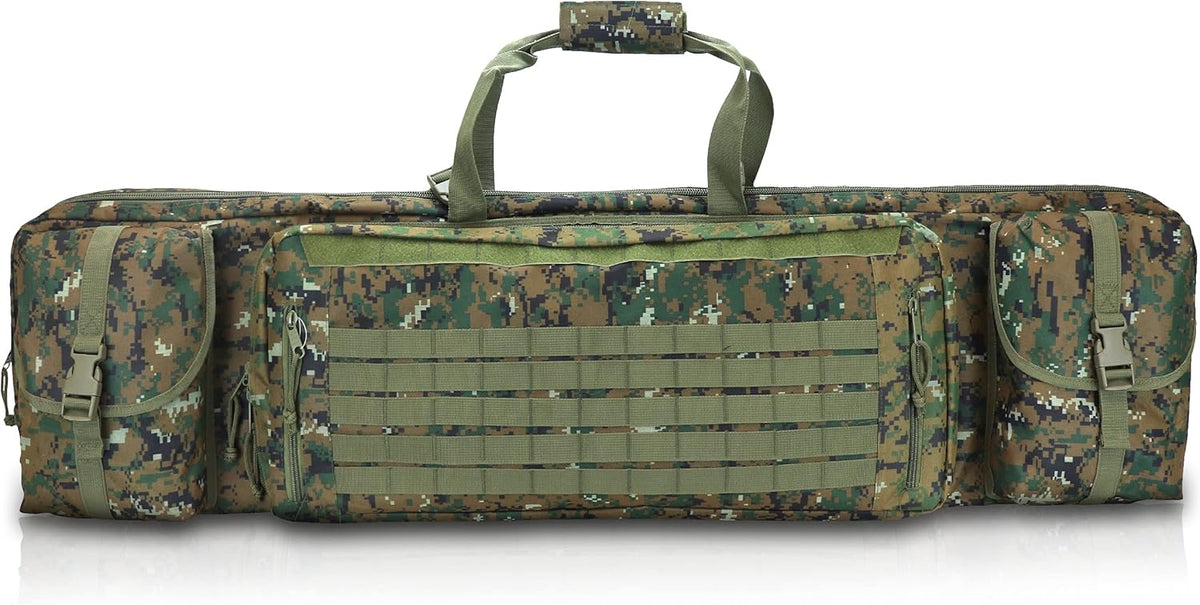 Tactical Double Rifle Case with Pistol Storage Q76936