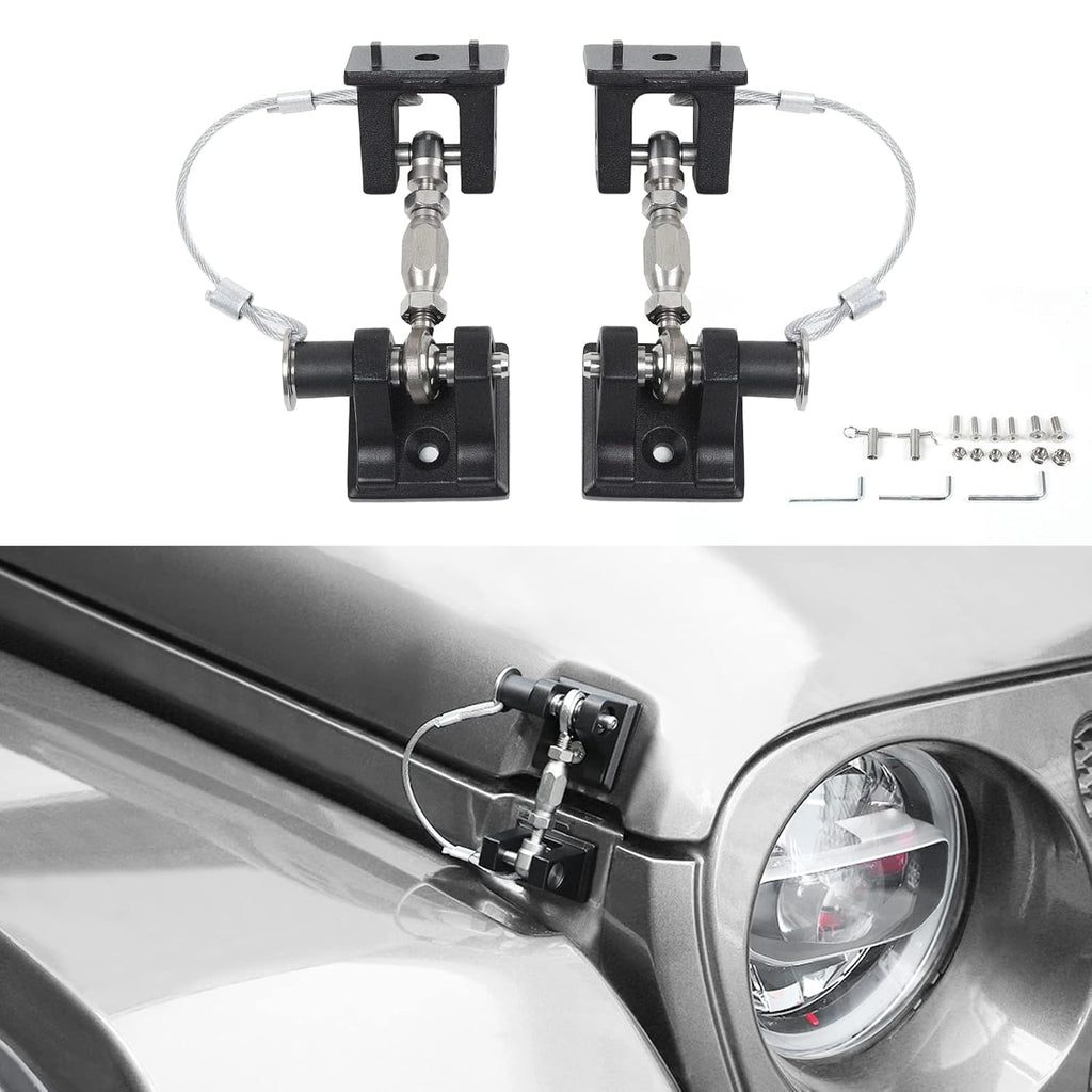 Aluminum Alloy Hood Latches Kit X878