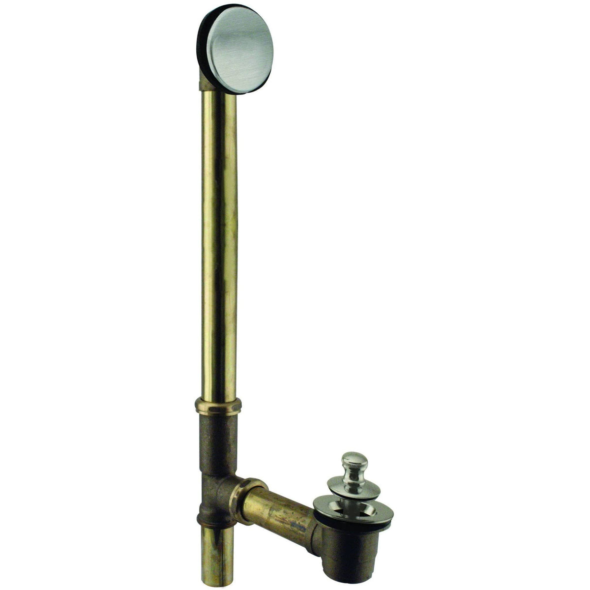 Lift & Turn Bath Waste & Overflow with 17 Gauge Brass Tubes N982098