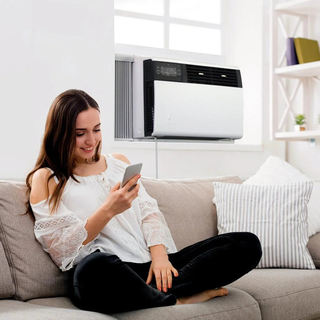 12,000 BTU Window Air Conditioner with Electric Heat P614
