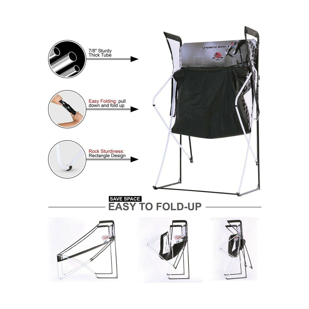 Double Hoop Shot Basketball Arcade Game Y373