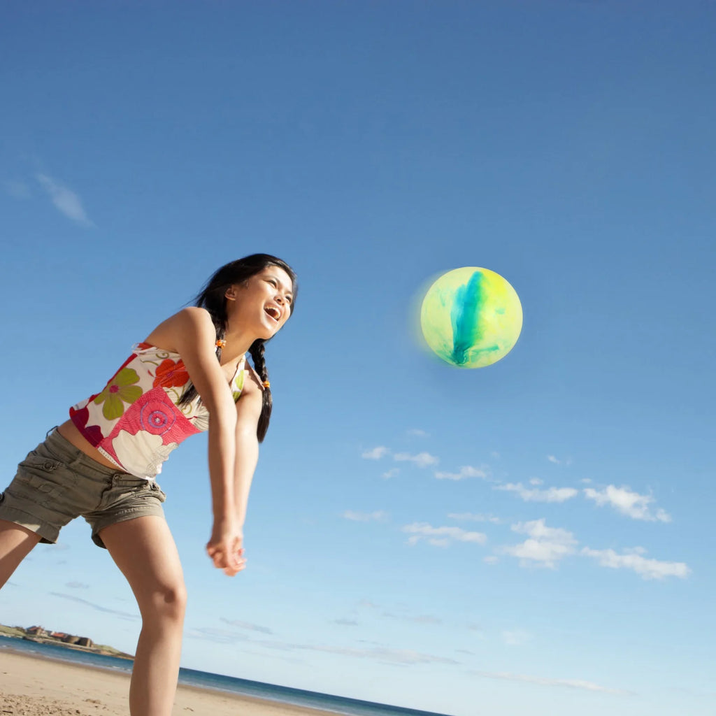5 PCS Beach Ball Inflatables Glossy Panel Children’s Toys Pvc C45981