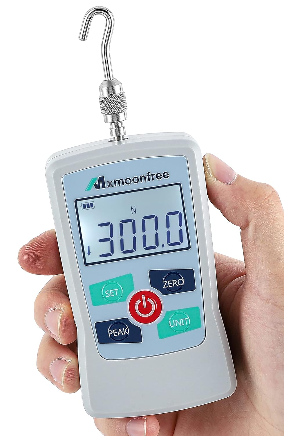 300N Digital Force Gauge Push Pull Force Meter with Storage Case Q2458