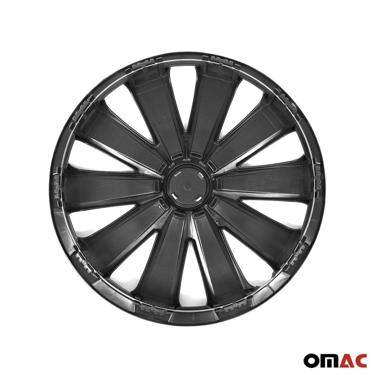 16 Wheel Covers Hubcaps 4Pcs Black Y417187