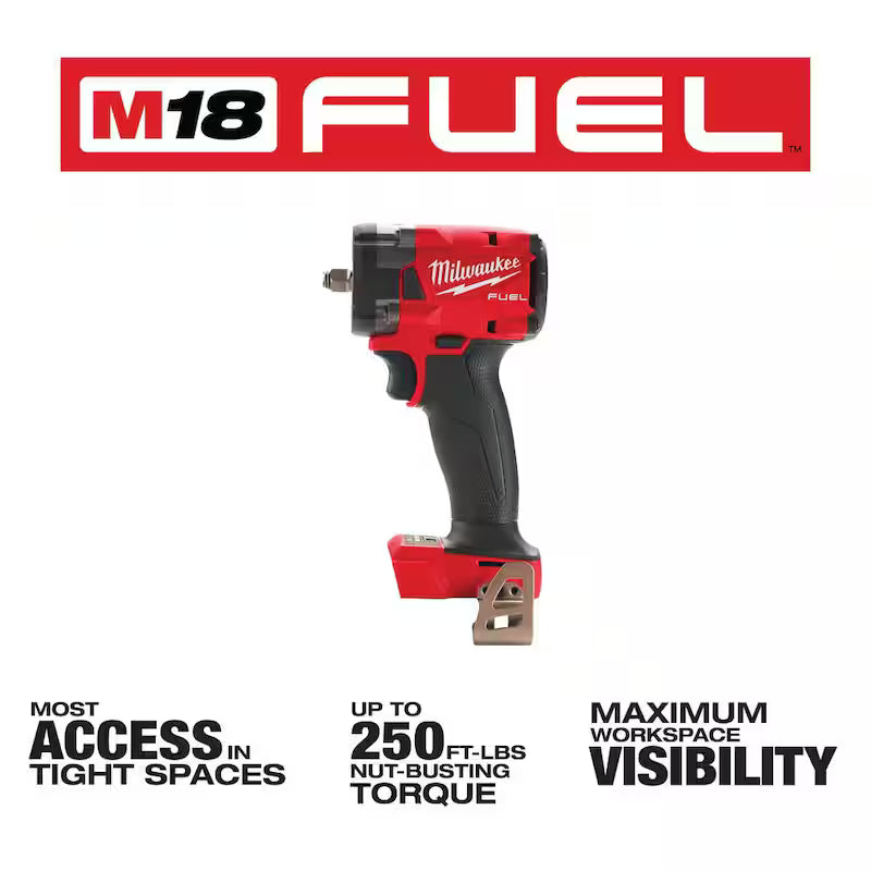 18V Lithium-Ion Brushless Cordless Compact Impact Wrench J536