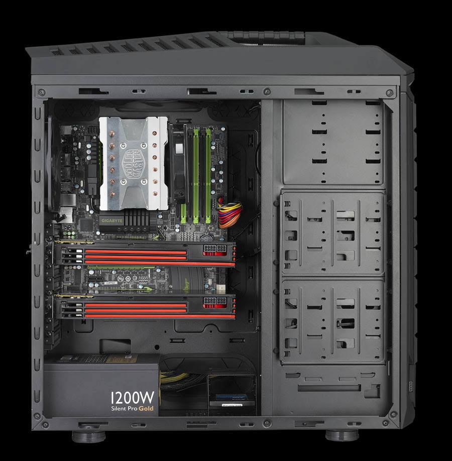 Black Full-Tower Computer Case O240
