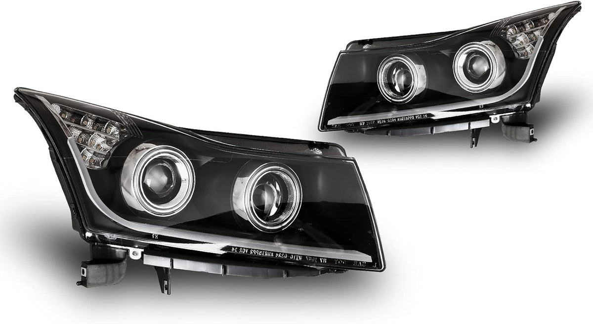 Headlight Assembly with LED Daytime Running Lights Projector for 2011-2015 Chevy Cruze E8710