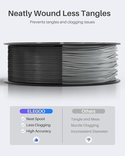PLA Filament 1.75mm 4KG 4pcs 1kg Spool B723