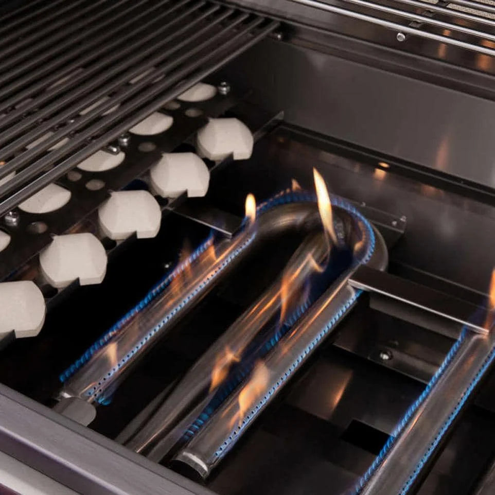 32-Inch 3-Burner Built-In Natural Gas Grill With Rotisserie A454890