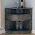 Dark Gray 1 Drawer Accent Cabinet W45389