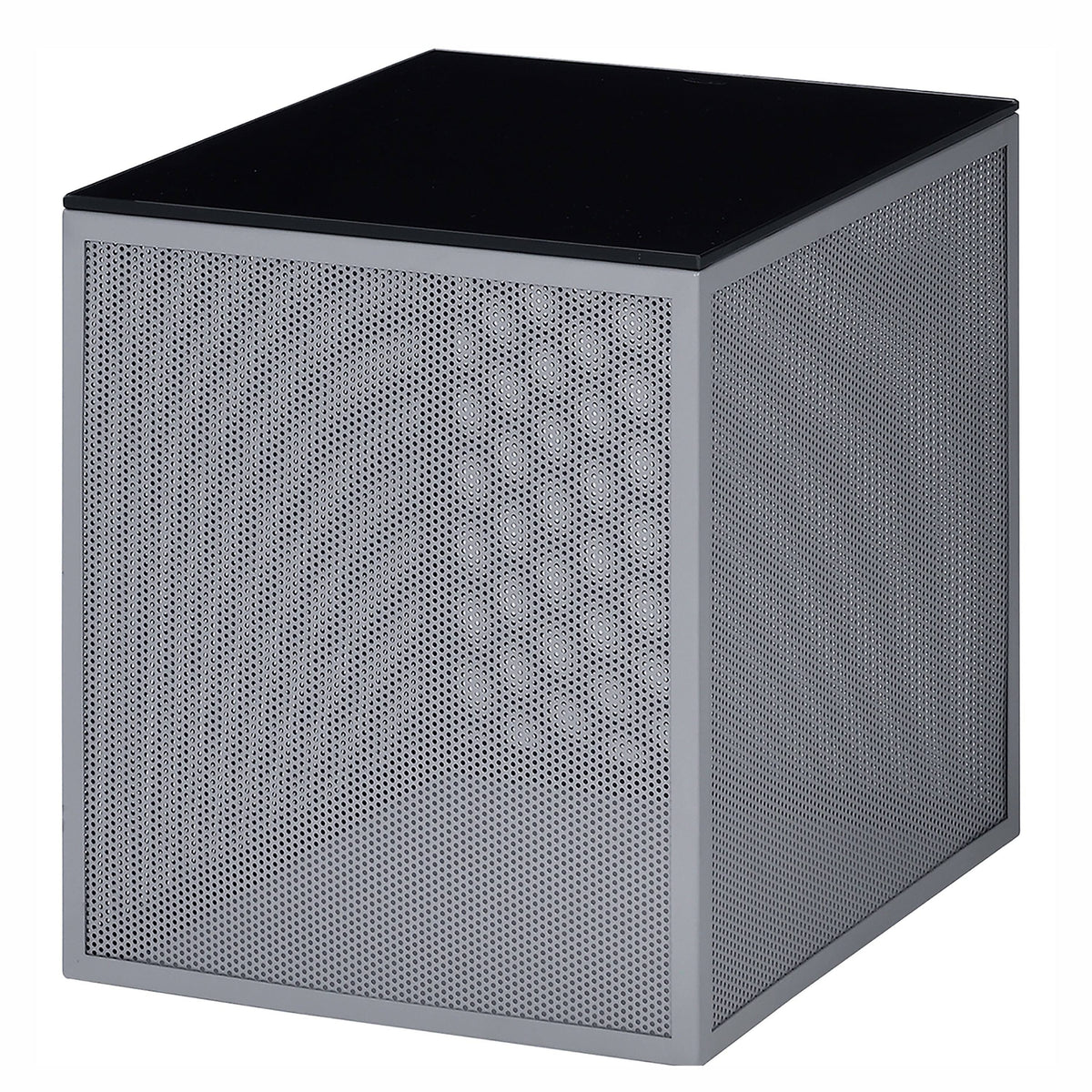 Gray Glass Top Side Table V301415