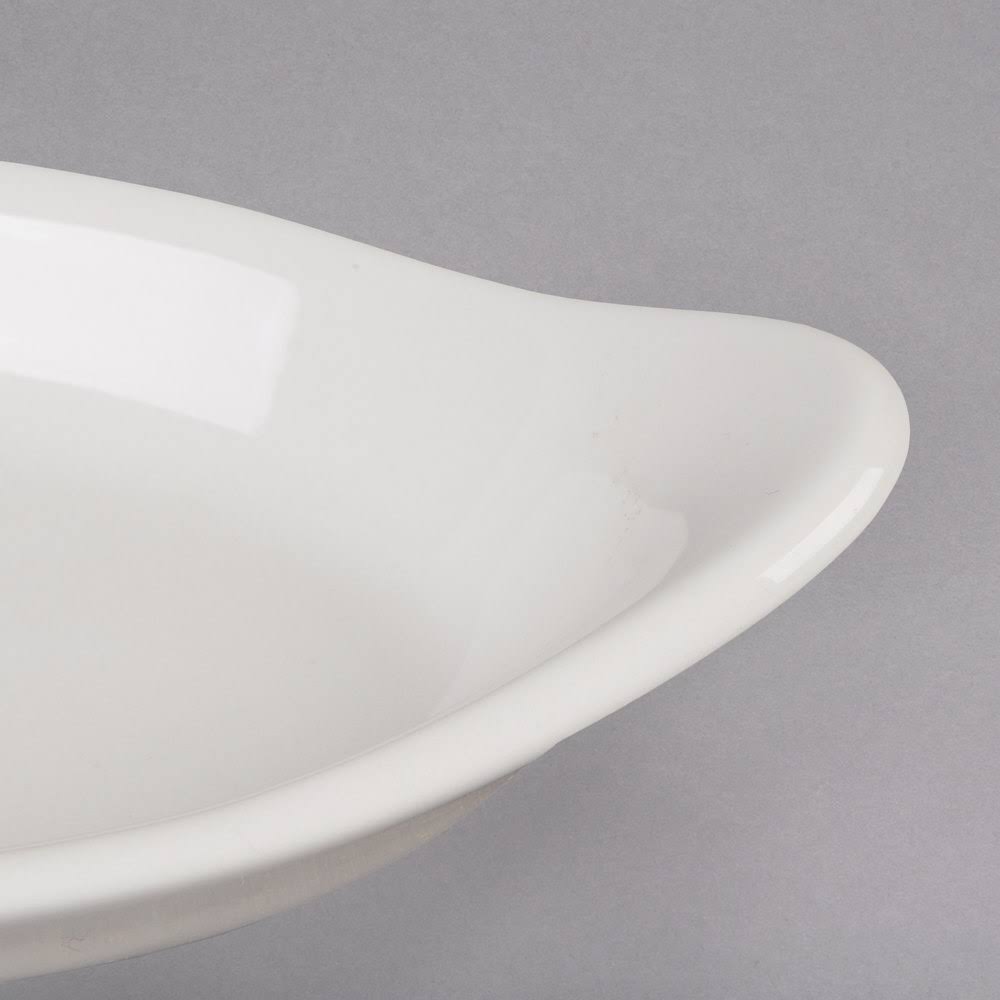 White 6 oz. Oval Welsh Rarebit Dish D486913
