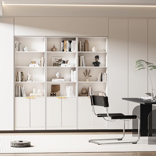 72" Tall 7 Tier Bookcase with Doors C504755