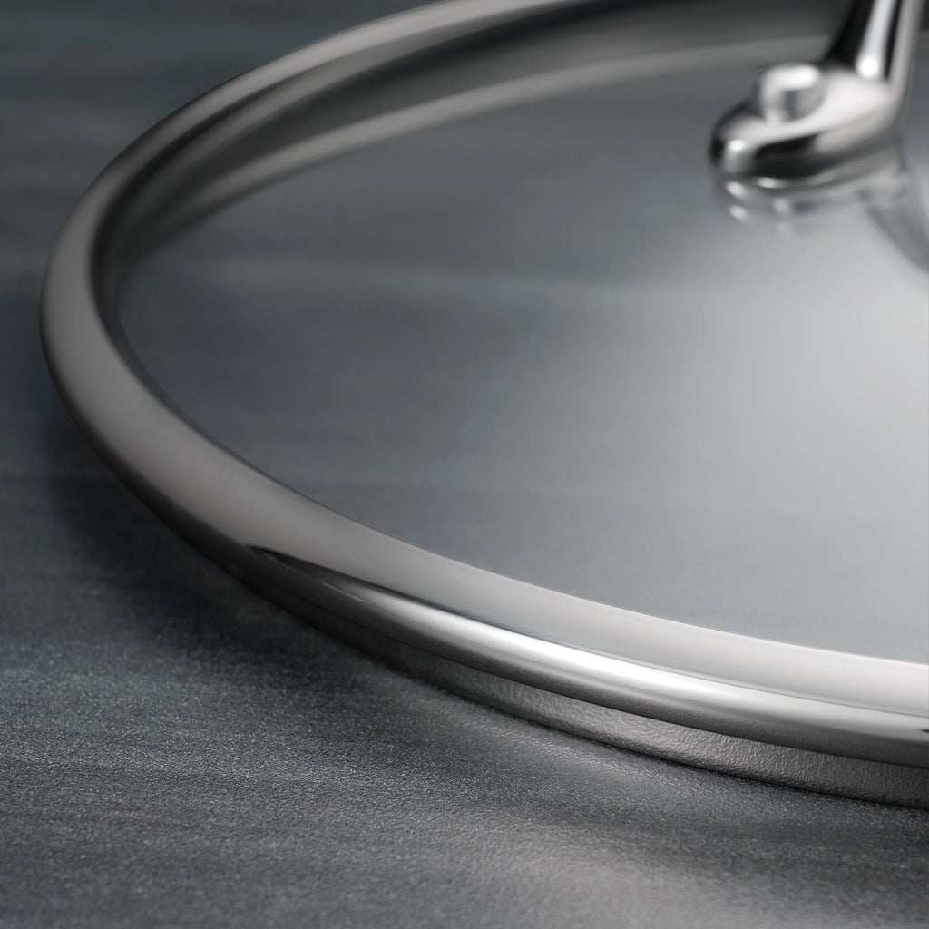 6 Qt Covered Stainless Steel Braiser Pan O75865