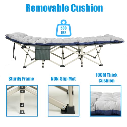 Heavy Duty Folding Cot Bed with Mattress F1618