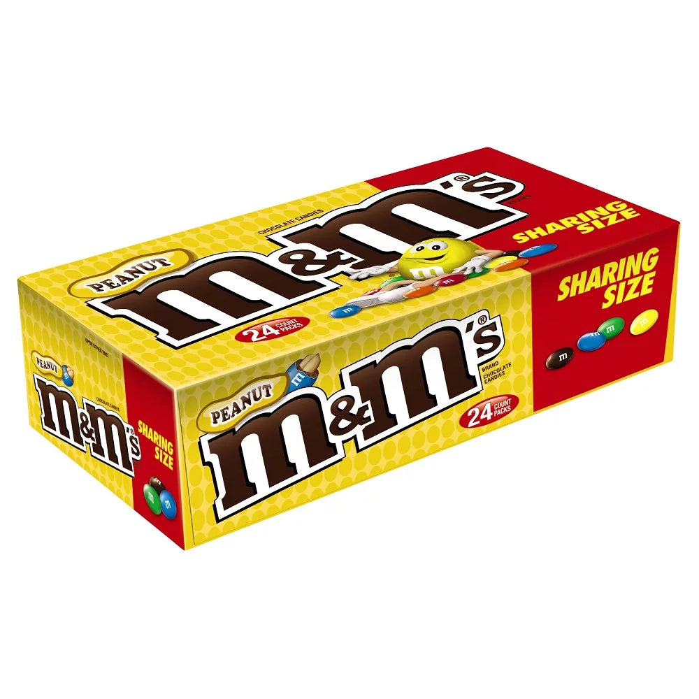 Peanut Chocolate Candy Sharing Size 3.27 Oz. 24 Ct. A945926