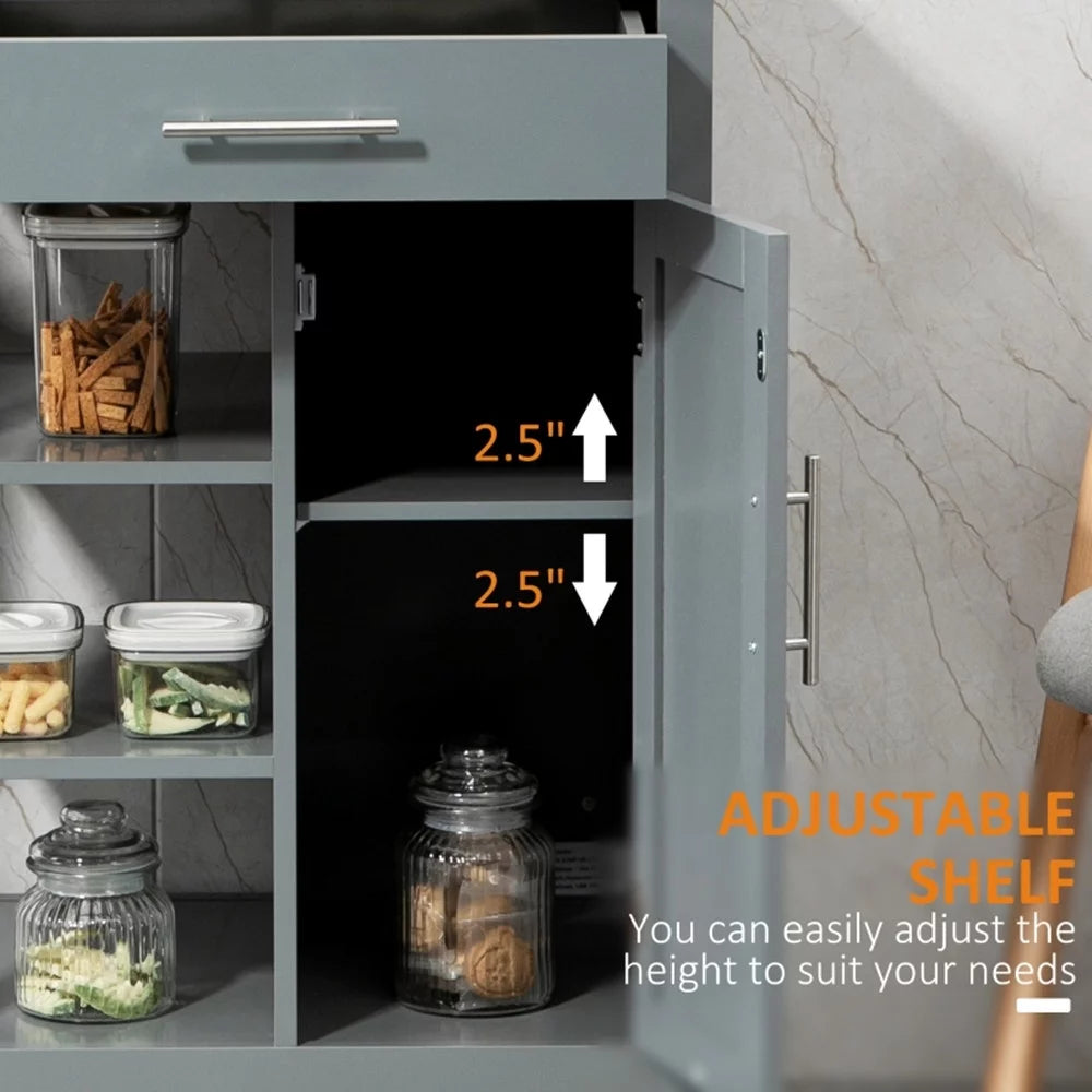 Kitchen Island Cart on Wheels Y79303