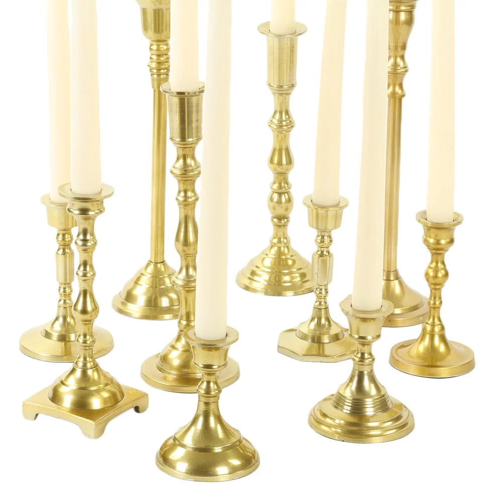 Gold Mixed Taper Holders Set of 10 B46346