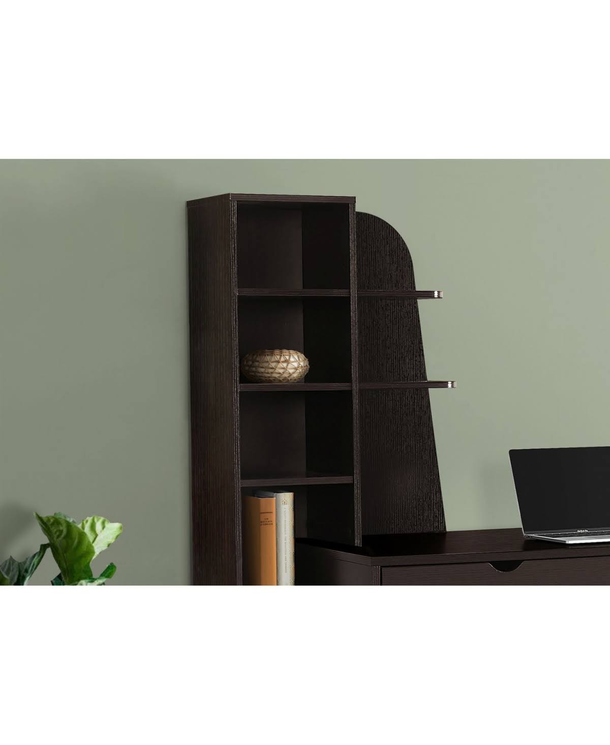 Computer Desk with Bookcase K9278