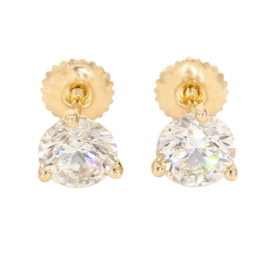 1/2 Ctw Lab-Grown Diamond Stud Earrings 14k White Gold J654436