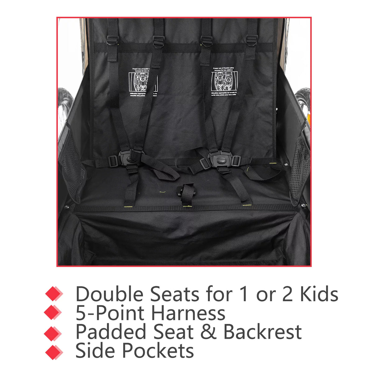 Foldable Kids Bike Trailer Z96319