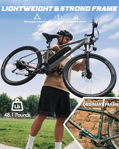 21-Speed Electric Mountain Bike with 350W Motor and Removable Battery C5318