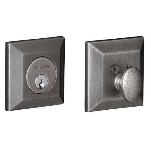 Satin Nickel Single Cylinder Deadbolt Z566