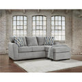 Gray Sectional Sofa with Reversible Chaise N949945
